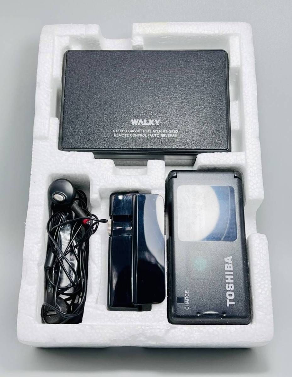 MR-01485  TOSHIBA Walky KT-G780 カセットプレーヤー AUTO REVERS・実用OK没有明显的损伤或污渍