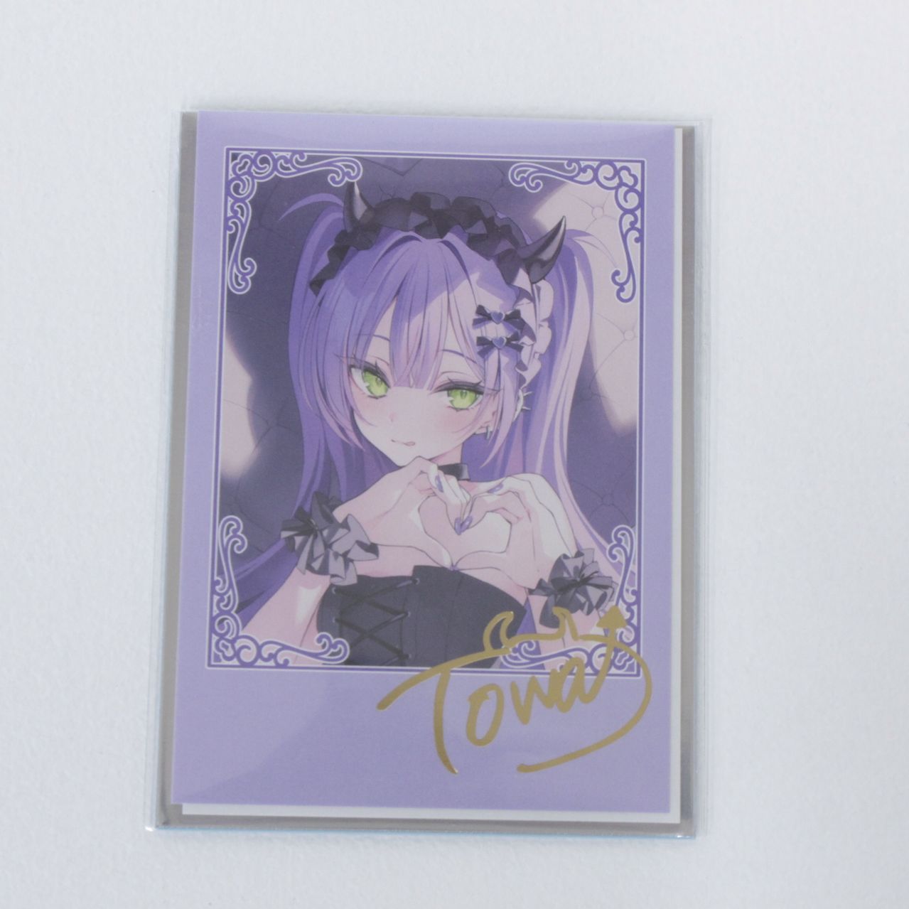 【★加古川物流】中古 未開封 常闇トワ rurudo描き下ろし チェキ風ブロマイド ホロライブ 常闇トワ 誕生日記念2025【718】