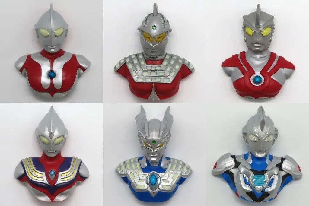 【中古】マグネット・磁石 全6種セット 英雄頭鑑 ウルトラヒーロー vol.1 「一番くじ ウルトラマン 60th Anniversary」 E賞没有明显的损伤或污渍
