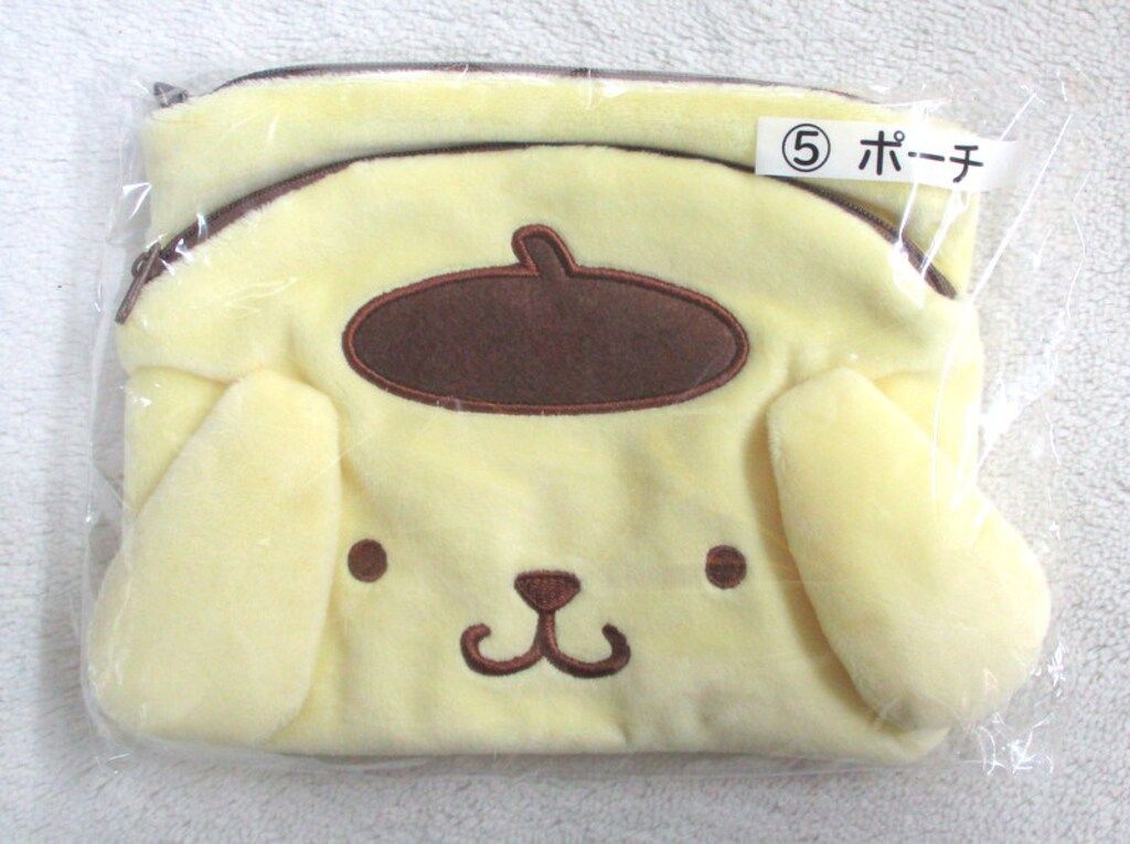サンリオ ポムポムプリン当りくじ 2021年11月 5.ポーチ