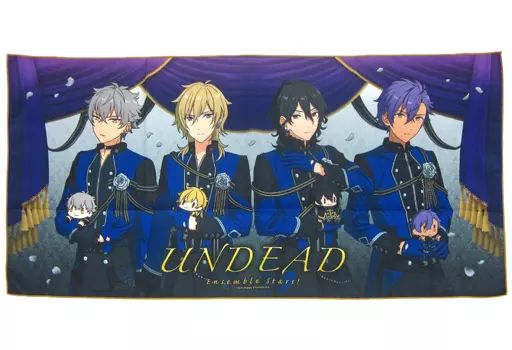 【中古】タオル・手ぬぐい(キャラクター) UNDEAD ビッグタオル 「あんさんぶるスターズ!」 アニメイトガールズフェスティバル2018グッズ没有明显的损伤或污渍