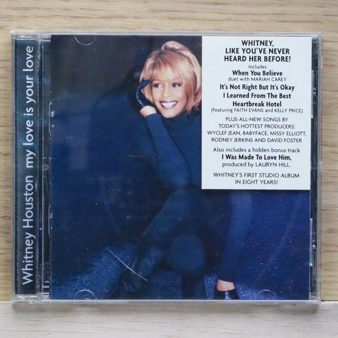中古CD★ホイットニー・ヒューストン/Whitney Houston■ My Love Is Your Love 【07822190372/0078221903721】F01308有些许损伤或污渍