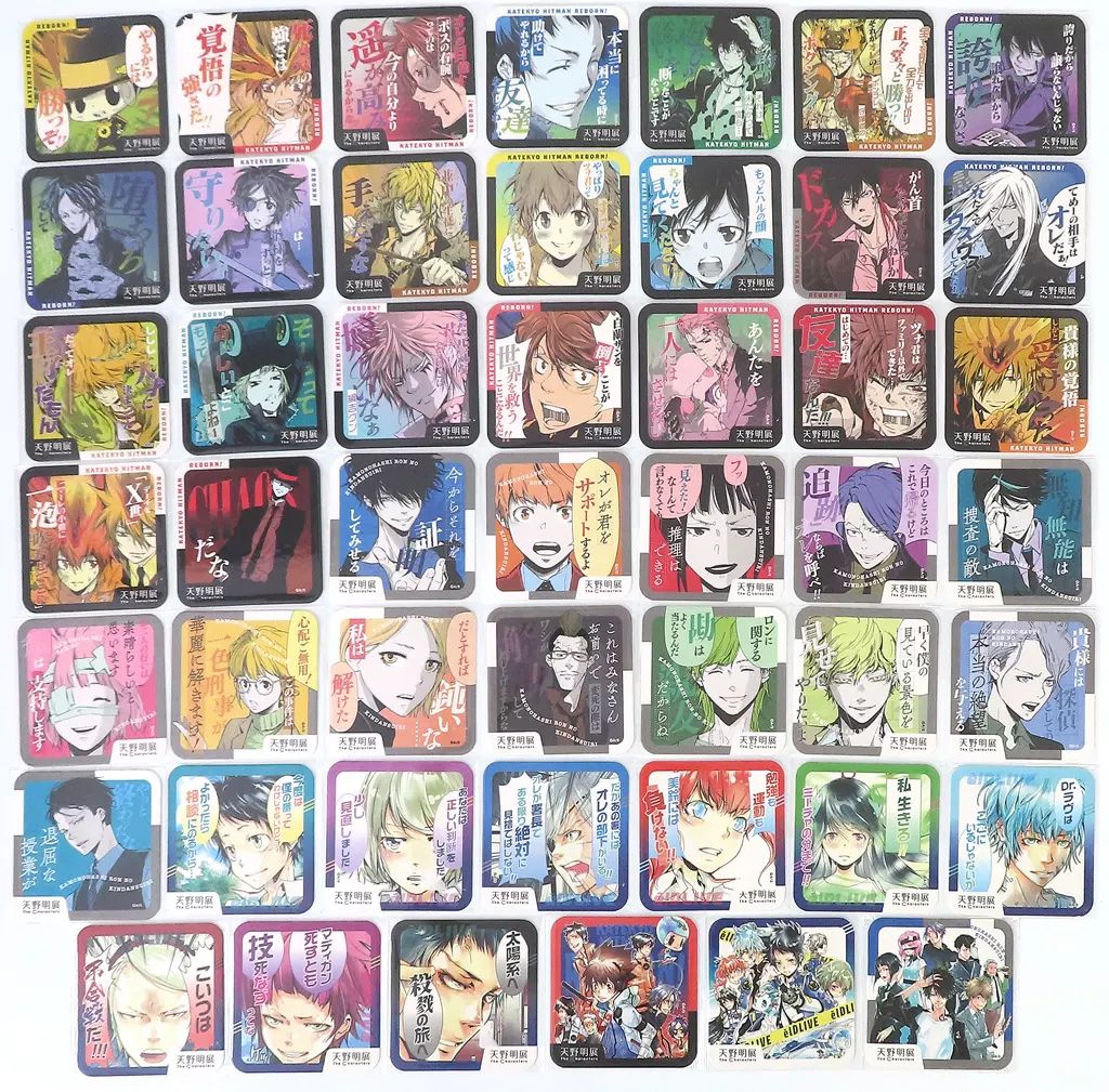 【中古】コースター 全45種セット+BOX購入特典 「天野明展 The Characters 『天野明展』アートコースター」