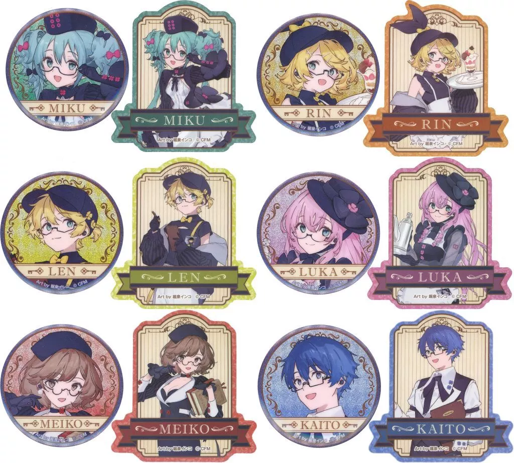 グッズセット　全6種セット グリッター缶バッジ＆ステッカーセット 「グッスマくじ 初音ミク 2025 Autumn」 F賞二手