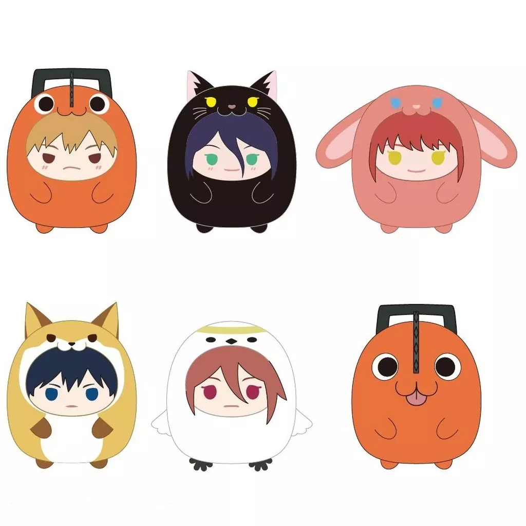 ぬいぐるみマスコット・ぬいぐるみバッジ　【BOX】劇場版 チェンソーマン レゼ篇 てのりんずコレクション