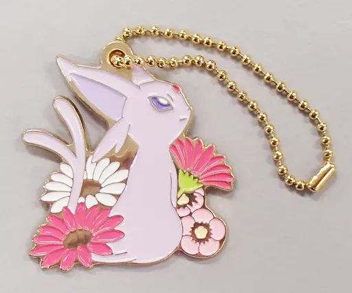 キーホルダー・マスコット(キャラクター)　エーフィ デザインチャーム 「一番くじ Pokemon EIEVUI＆FLOWERS」 G賞