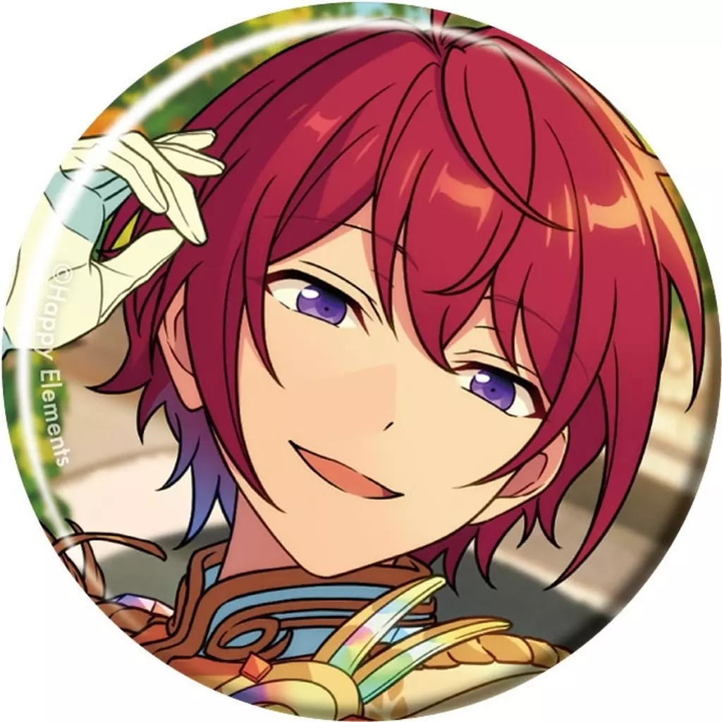 バッジ・ビンズ　朱桜司 「あんさんぶるスターズ!! コレクション缶バッジ[2024 Sep.]-Idol Side-」