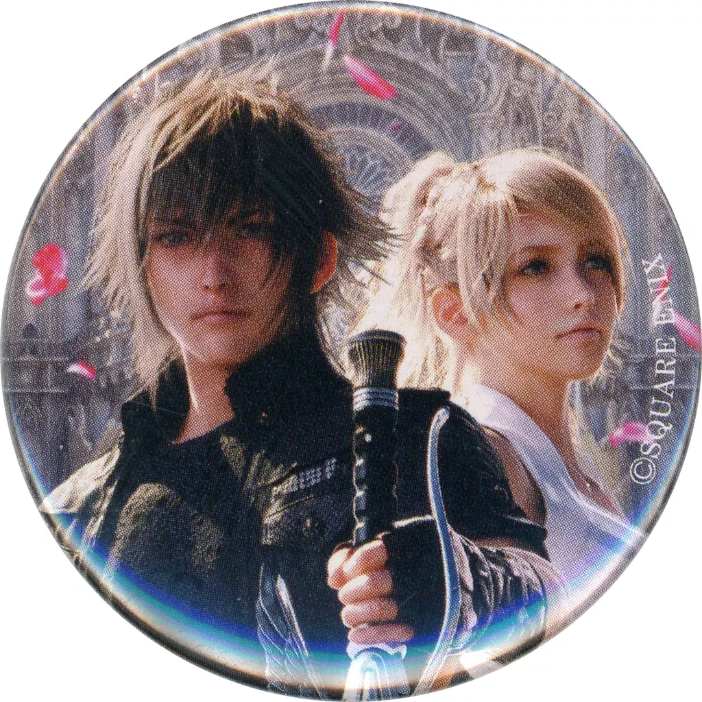 バッジ・ビンズ　ルナフレーナ・ノックス・フルーレ＆ノクティス・ルシス・チェラム 「ファイナルファンタジーXV×SQUARE ENIX CAFE 第2弾 ピンバッジコレクション」