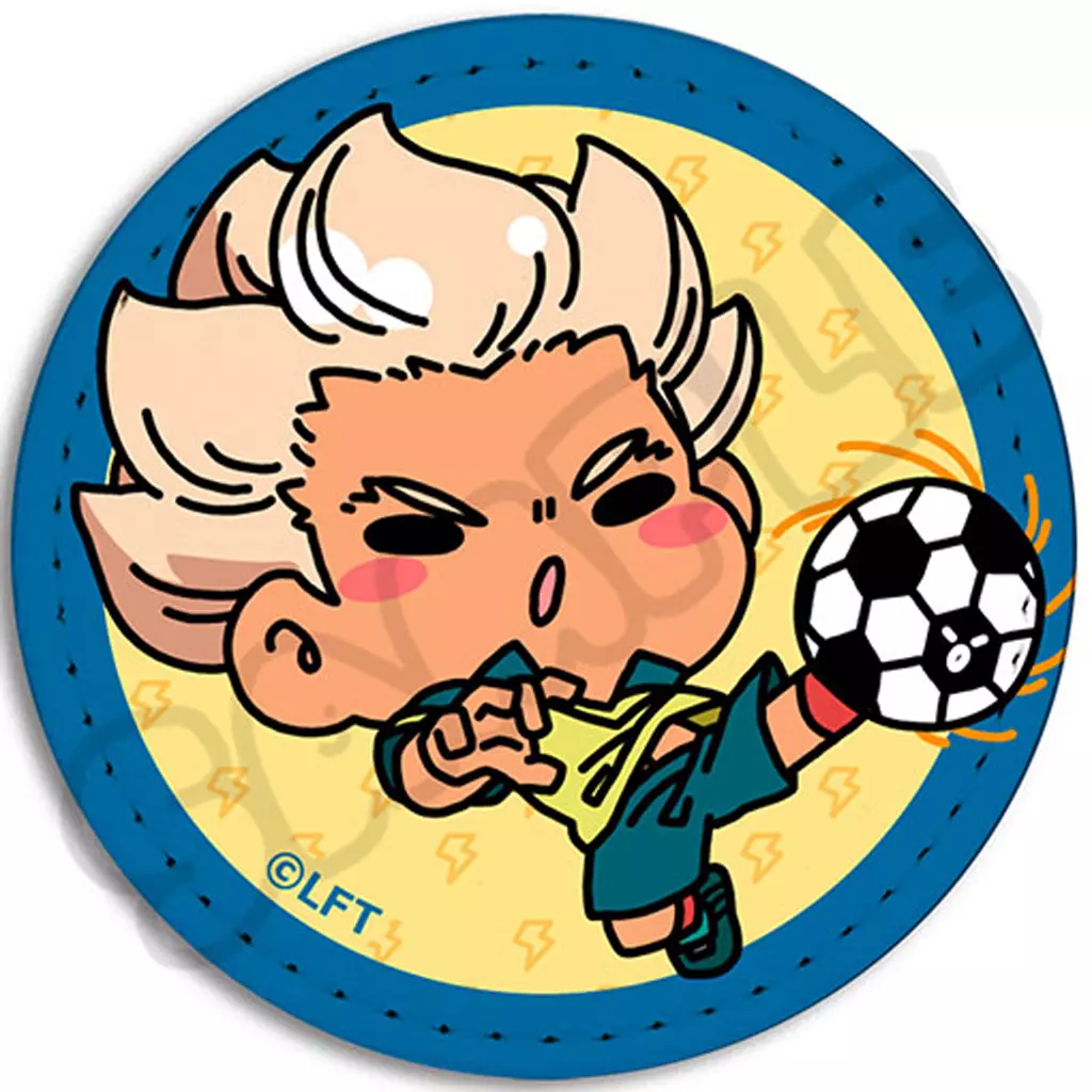 バッジ・ビンズ　MG.豪炎寺修也 レザーバッジ(丸形) 「イナズマイレブン・ザ・ムービー 2025」