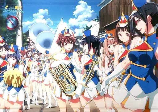 タペストリー　集合 メモリアルタペストリー 「響け!ユーフォニアム」 第3回京アニ＆DOファン感謝イベント 『私たちは、いま!! -2年ぶりのお祭りです-』 届け!京アニ＆DOのいろいろ編グッズ