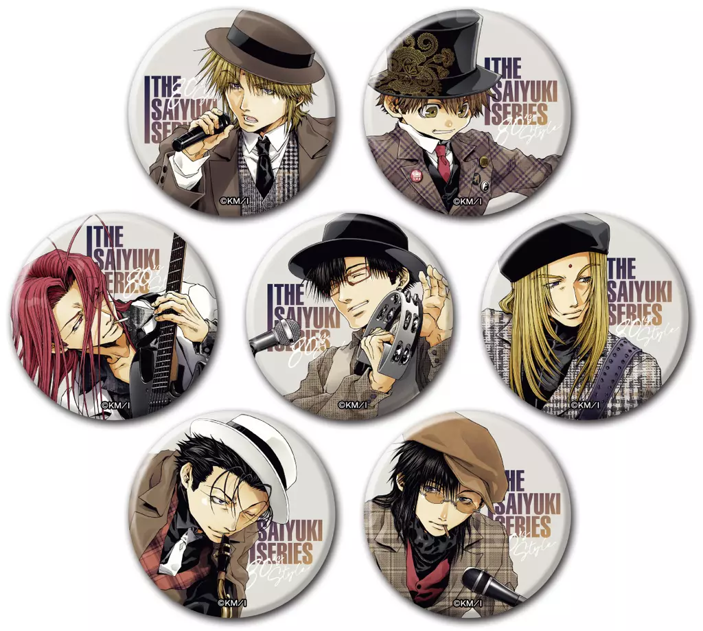 バッジ・ビンズ 【ボックス】最遊記シリーズ バンドver. トレーディングマット缶バッジ