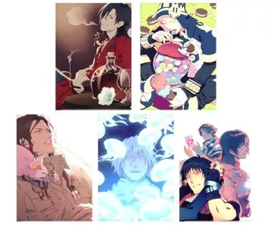 クリアファイル　A5ミニクリアファイル5種セット 「PCソフト DRAMAtical Murder re：connect」 アニメイト予約特典