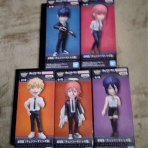 チェンソーマン ワールドコレクタブルフィギュア デンジ マキマ レゼ アキ 天使の悪魔 コンプリート