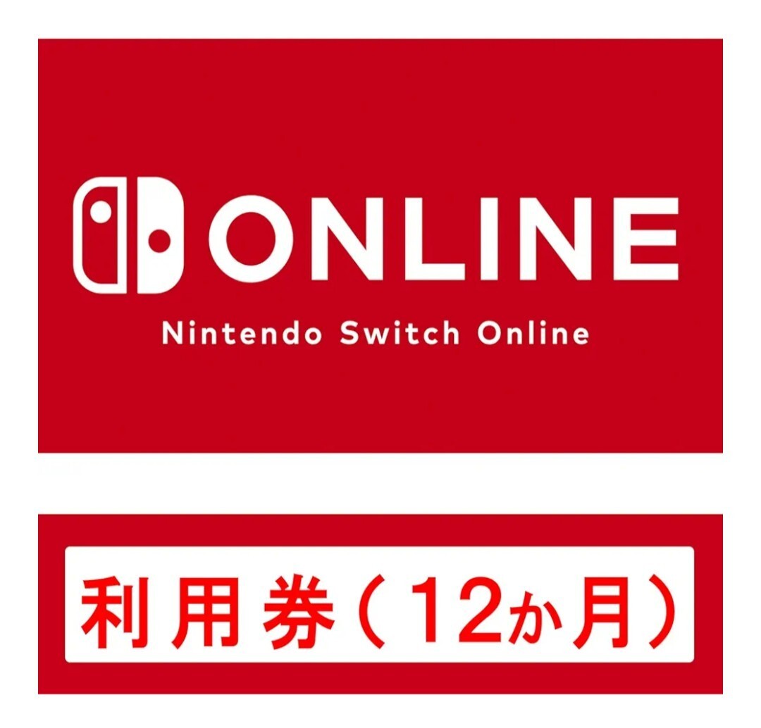 ニンテンドースイッチオンライン利用券　個人プラン　Nintendo Switch Online 12か月