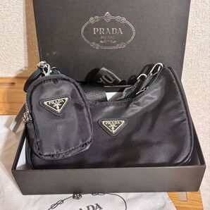 PRADA プラダ ノベルティ 2way ショルダーバッグ ミニポーチ付き