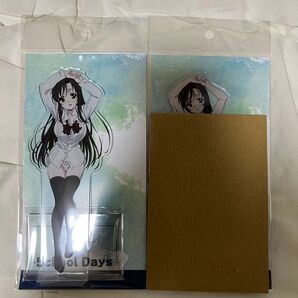 桂言葉 スクールデイズ School Days 20th デカアクリルスタンド アクスタ フィギュアセット