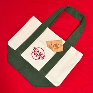 Trader Joe’s mini canvas tote bag ミニキャンバストートバッグ グリーン トレーダージョーズ