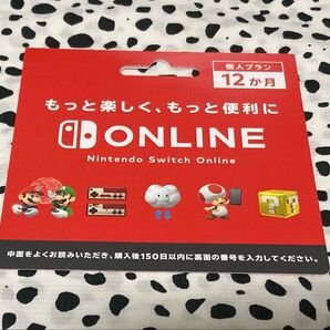 Nintendo Switchオンライン利用券 個人プラン12か月 未使用 ニンテンドー オンライン