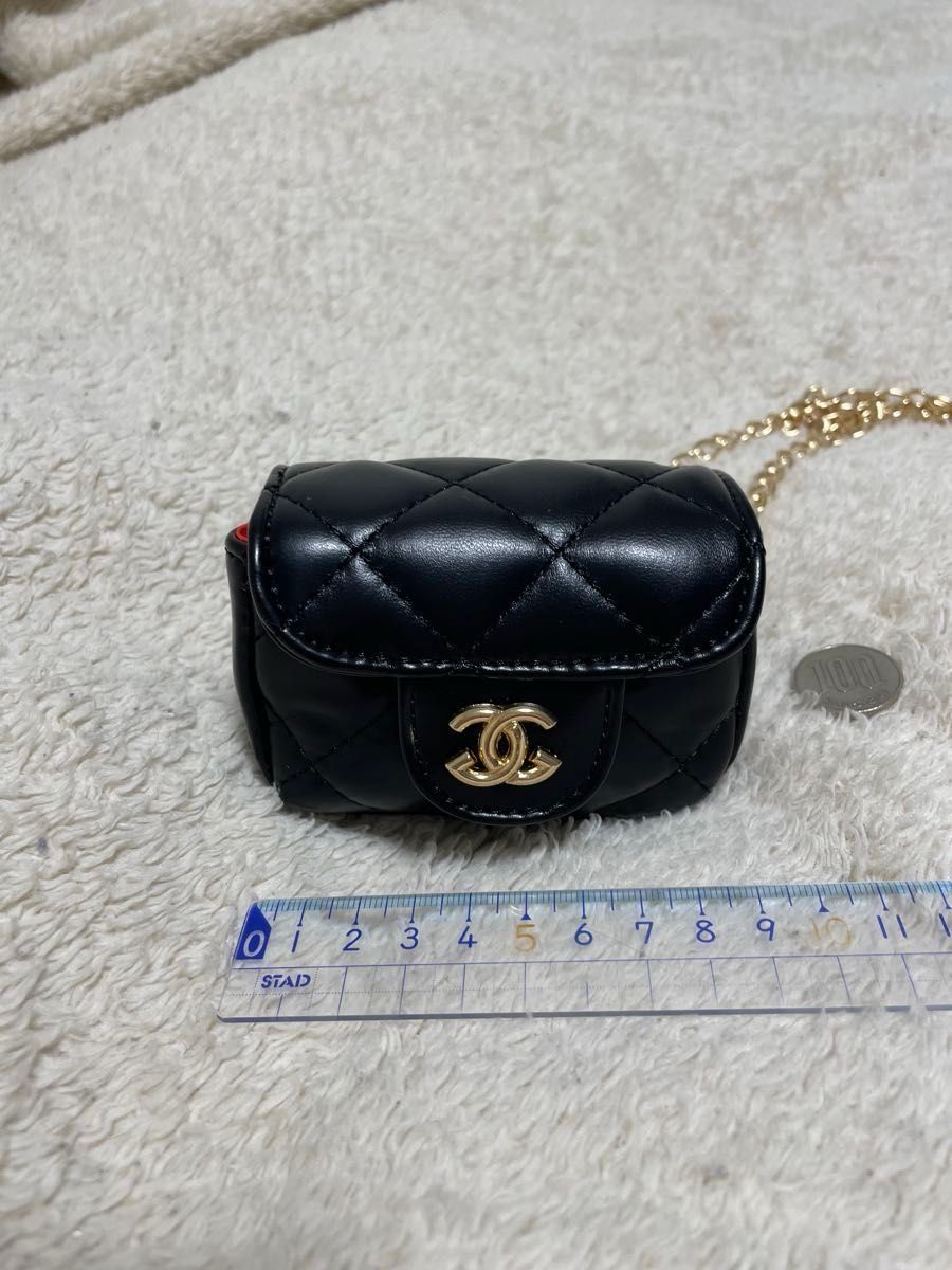 子供用 バッグ キルティング ブラック