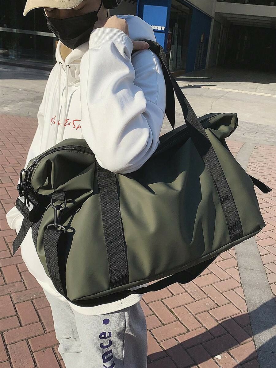 大容量 ダッフルバッグ メンズ レディース トレンド プレゼント カバン グリーン395441