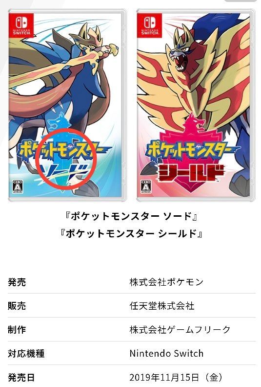 Nintendo Switch ポケットモンスター ソード ソフト