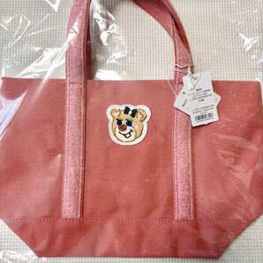 ワッペントートバッグ オールドテディガール フェイラー FEILER ピンク L