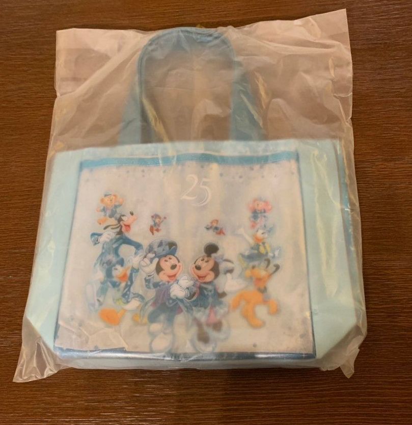 ディズニーシー　２５周年 スーベニアランチケース トートバッグ スパークリングジュビリー 東京ディズニーシー ②