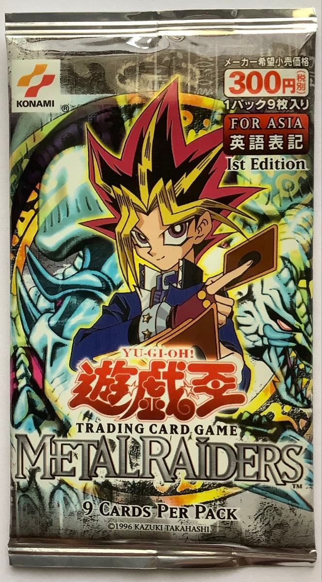 遊戯王 METAL RAIDERS 1st Edition 英語表記 未開封パック