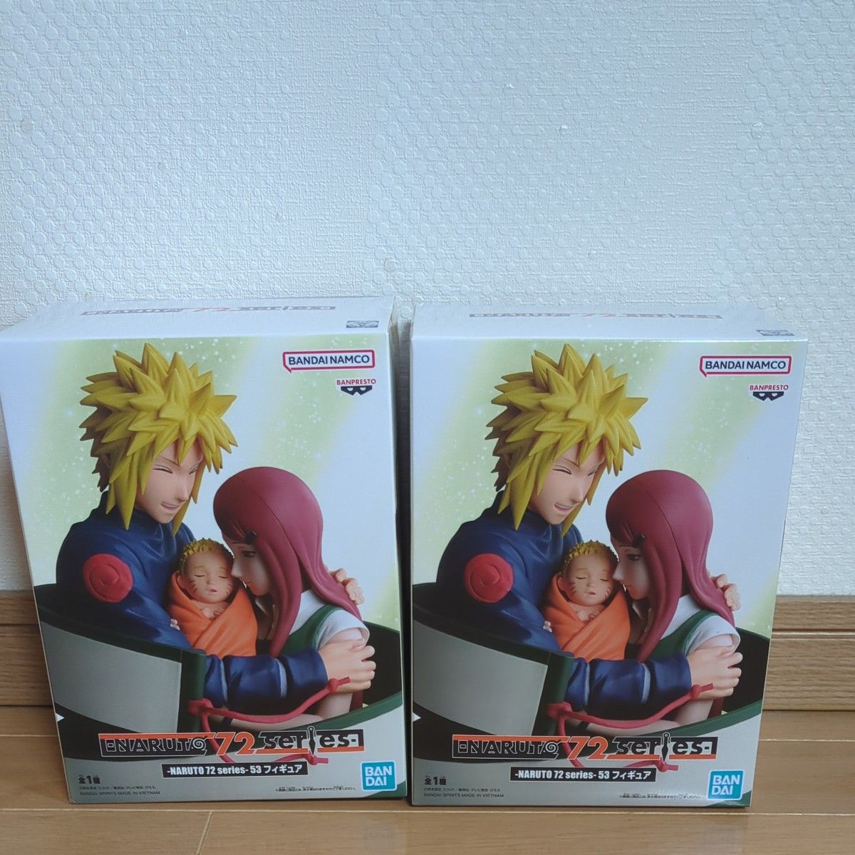NARUTO series-53 波風ミナト うずまきナルト うずまきクシナ フィギュア 
