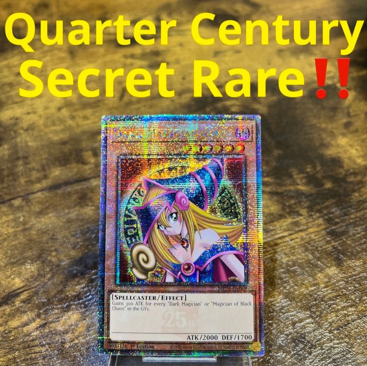 遊戯王【英語版】ブラック・マジシャン・ガール 25th クオシク！