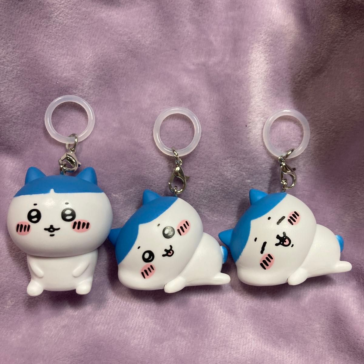 ちいかわ ハチワレ めじるしアクセサリー フィギュアキーホルダー 3個セット