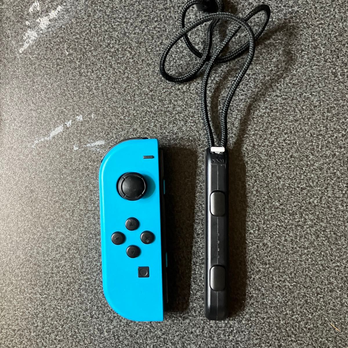 Nintendo Switch Joy-Con (L) ネオンブルー ストラップ付き