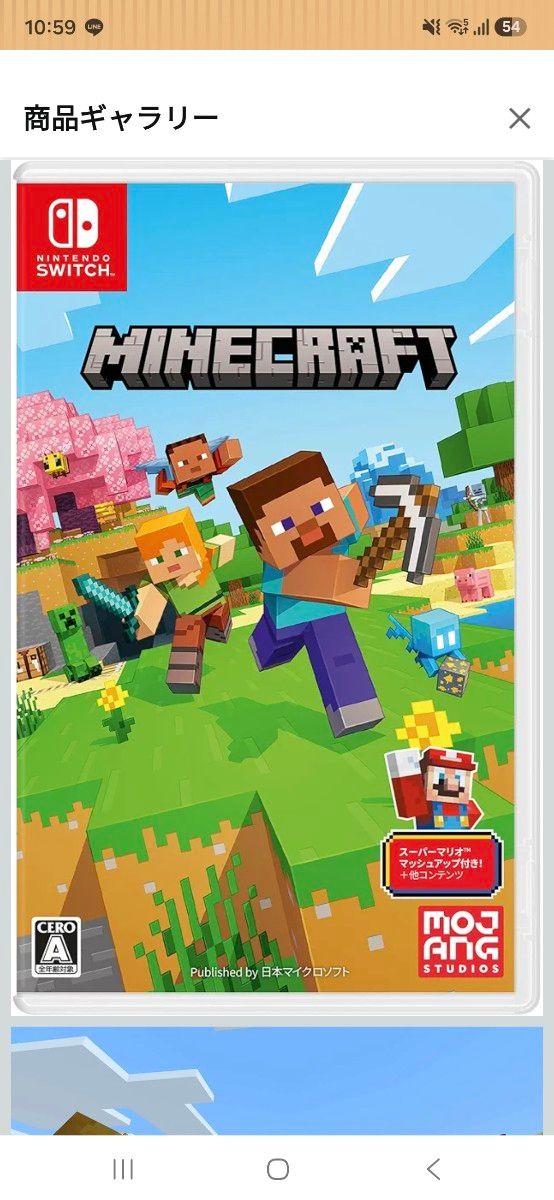 Nintendo Switch Minecraft マインクラフト スーパーマリオ マッシュアップ付き