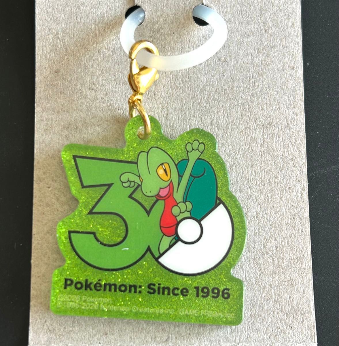 【ポケモン ポケチャーム】30周年 ロゴマスコット キモリ