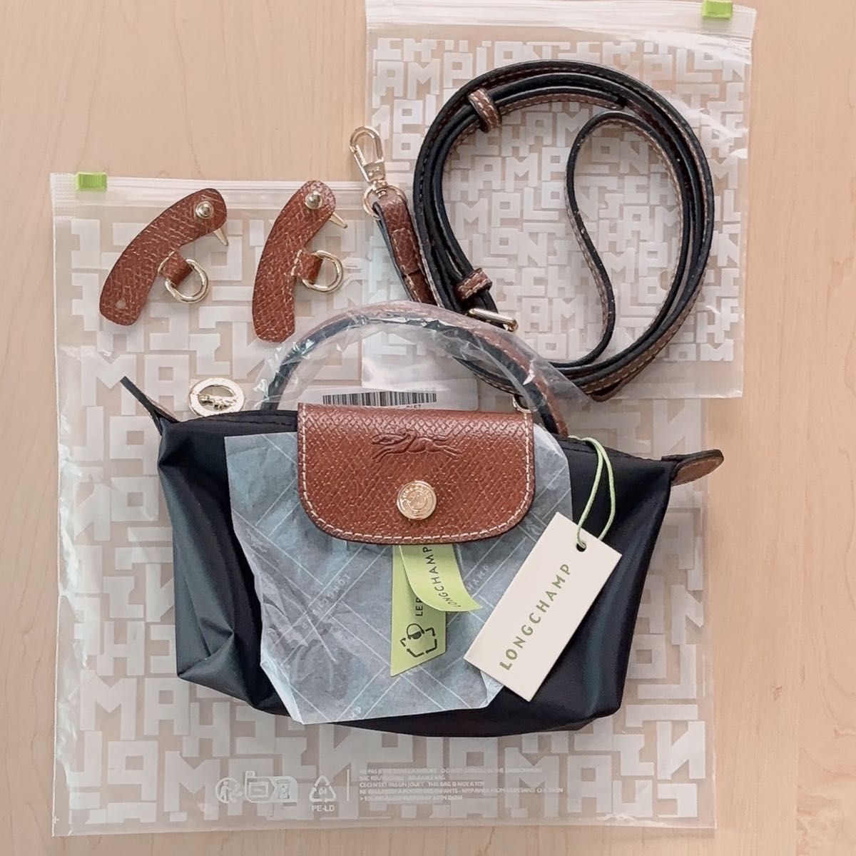 LONGCHAMP ロンシャン ル プリアージュ エナジー XS 2WAYバッグ ブラック