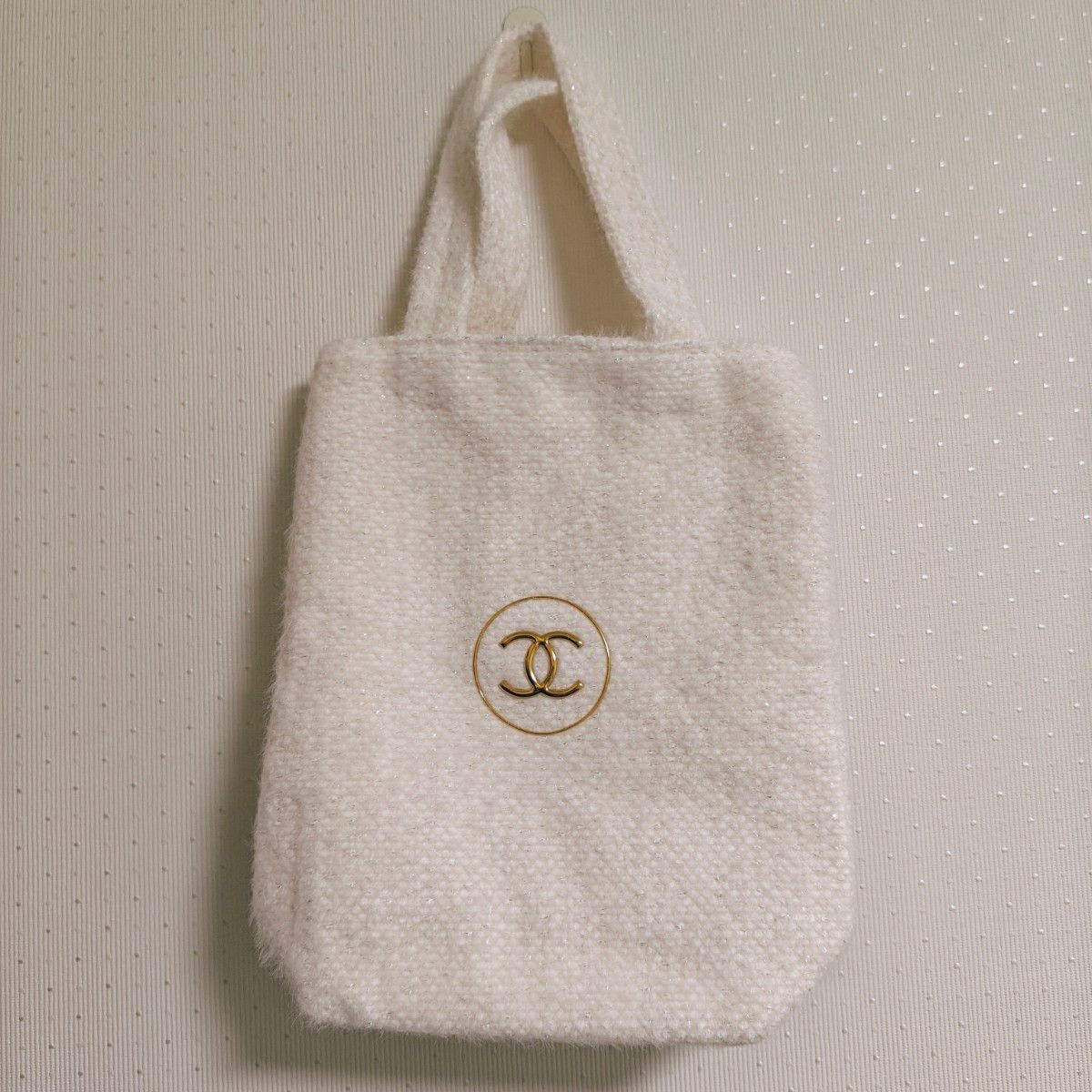 CHANEL シャネル ノベルティ トートバッグ ホワイト ココマーク