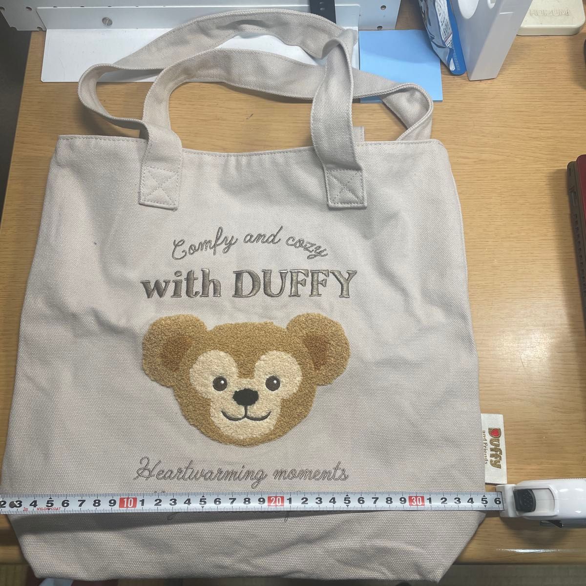 東京ディズニーシー限定 ダッフィー トートバッグ Comfy and cozy with DUFFY
