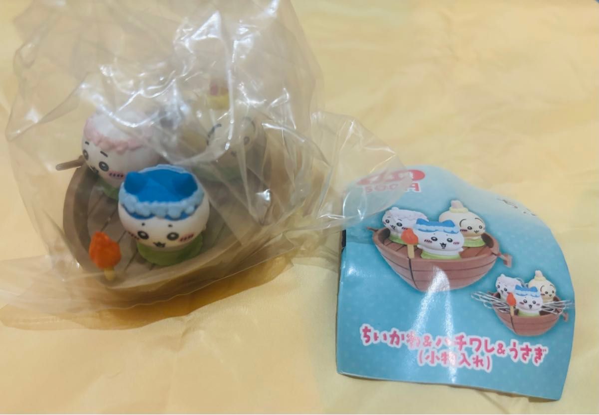ちいかわ デスクトップフィギュア 人魚の島のひみつ ちいかわ＆ハチワレ＆うさぎ 小物入れ