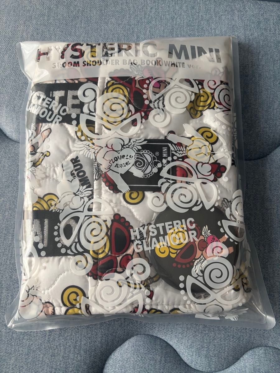 HYSTERIC MINI 2WAY SHOULDER STRAP BOOK WHITE 