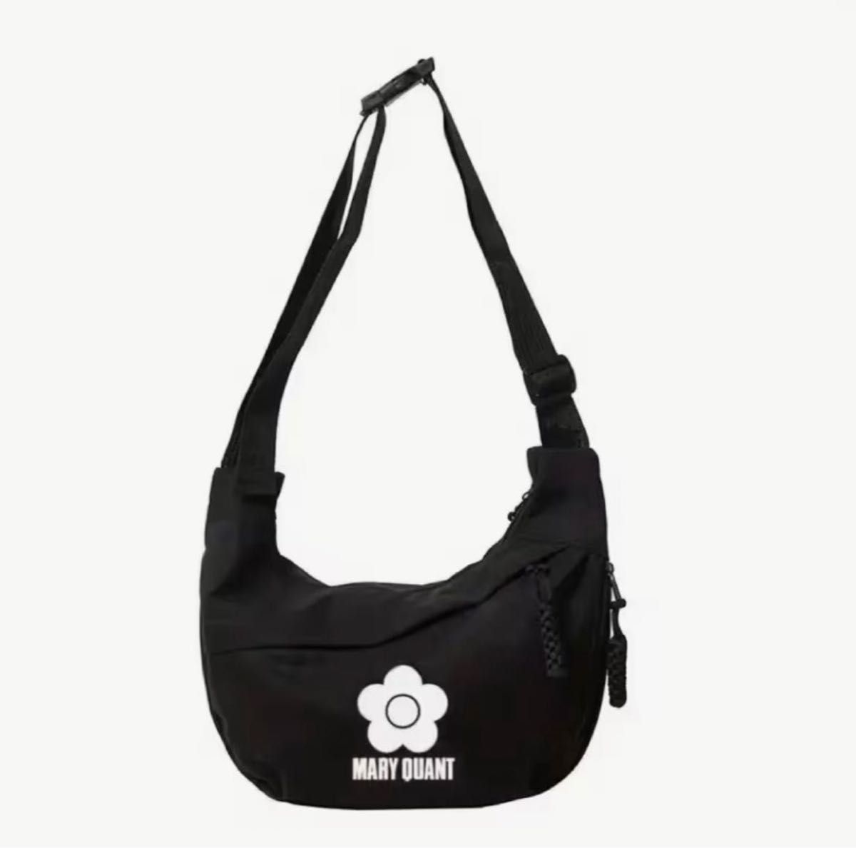 【新品】MARY QUANT マリークワント グラフィック ショルダーバッグ デイジー ブラック 黒 マリクワ 肩掛け バッグ