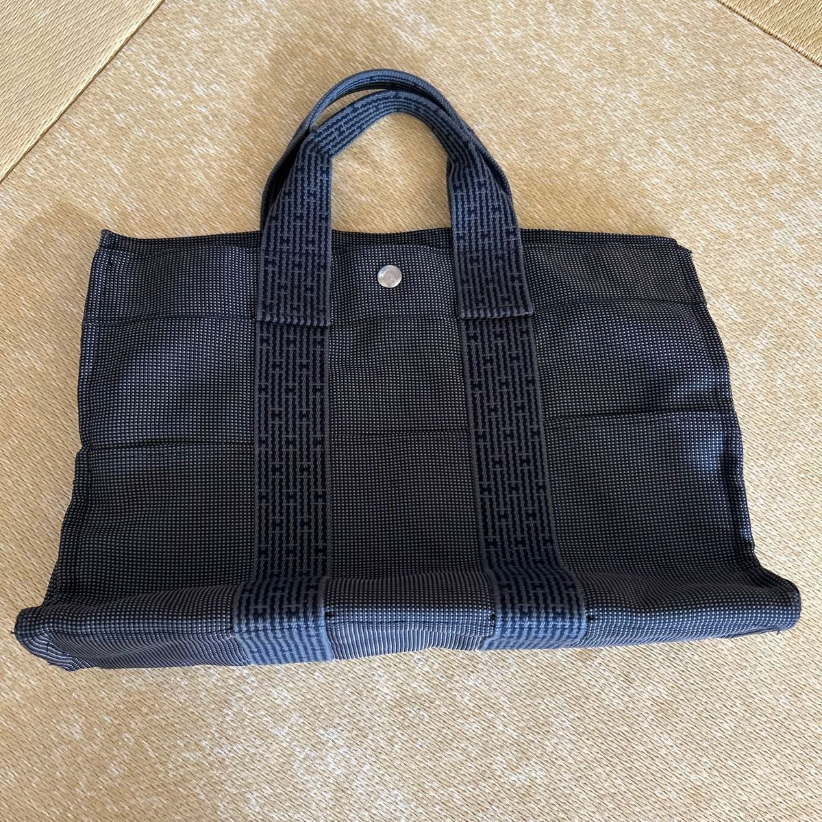 トートバッグ キャンバス グレー