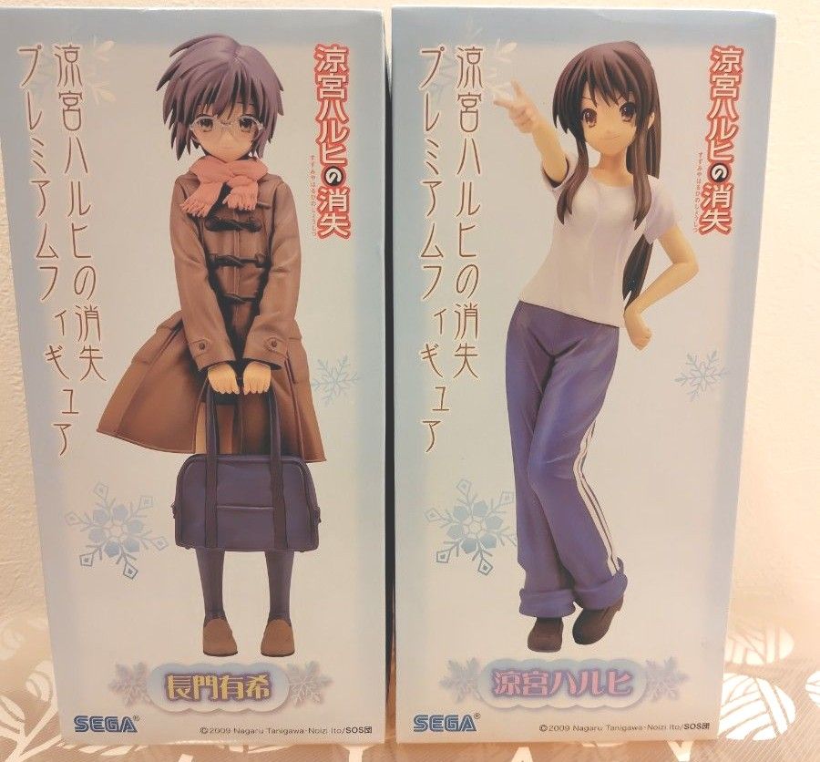 ★涼宮ハルヒの消失　プレミアムフィギュア　涼宮ハルヒ　長門有希二手;物流保障;未使用