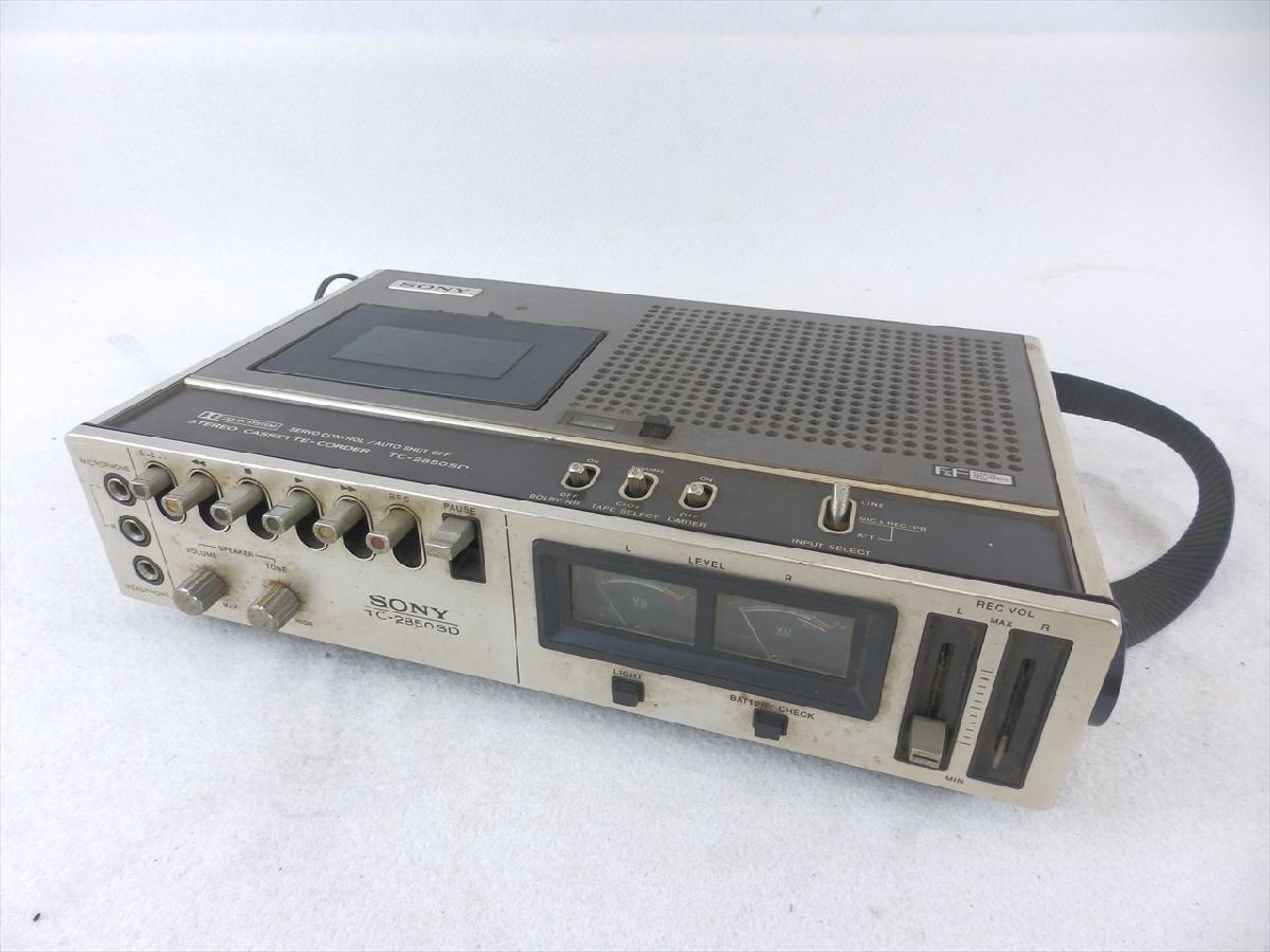 ☆ SONY ソニー TC-2850SD カセットデッキ 中古 現状品 250607B9025