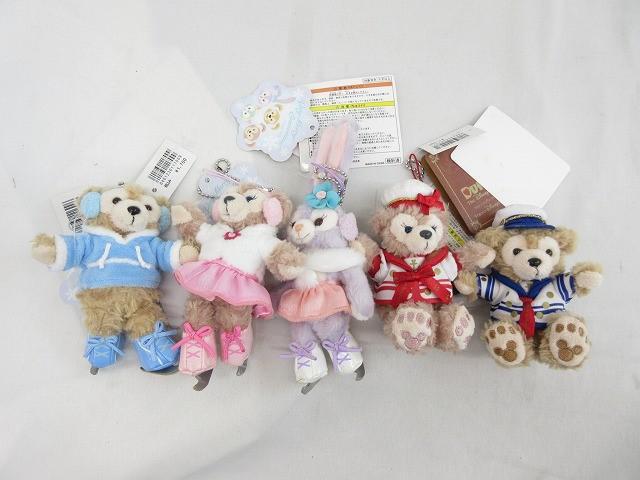 【同梱可】中古品 ディズニー ステラルー ダッフィー 他 ぬいぐるみストラップ セーラー服 2015 スケート 5点 グッズ