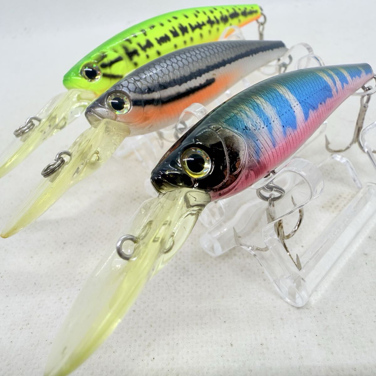 送料無料・美品『ダイワ TDミノー スクーバ 1093 1072 SP-G 3個セット』DAIWA T.D. MINNOW SCUBA 72mm 88mm サスペンド ミノー二手;物流保障;有些许损伤或污渍