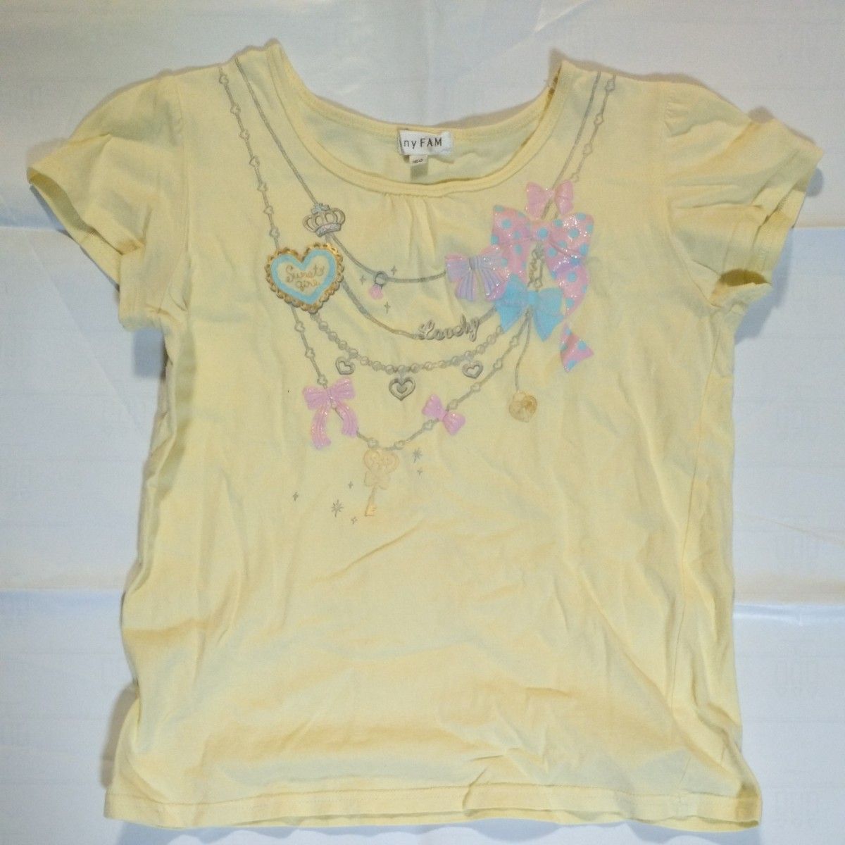 エニファム Ｔシャツ size150二手;物流保障;有损伤或污渍