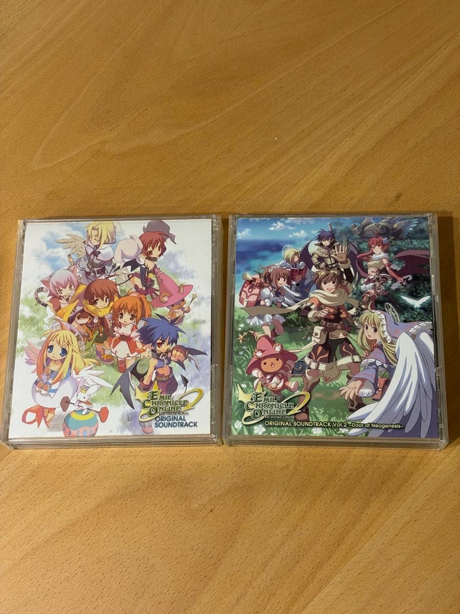 エミルクロニクルオンライン オリジナルサウンドトラック 2個セット二手;物流保障;没有明显的损伤或污渍