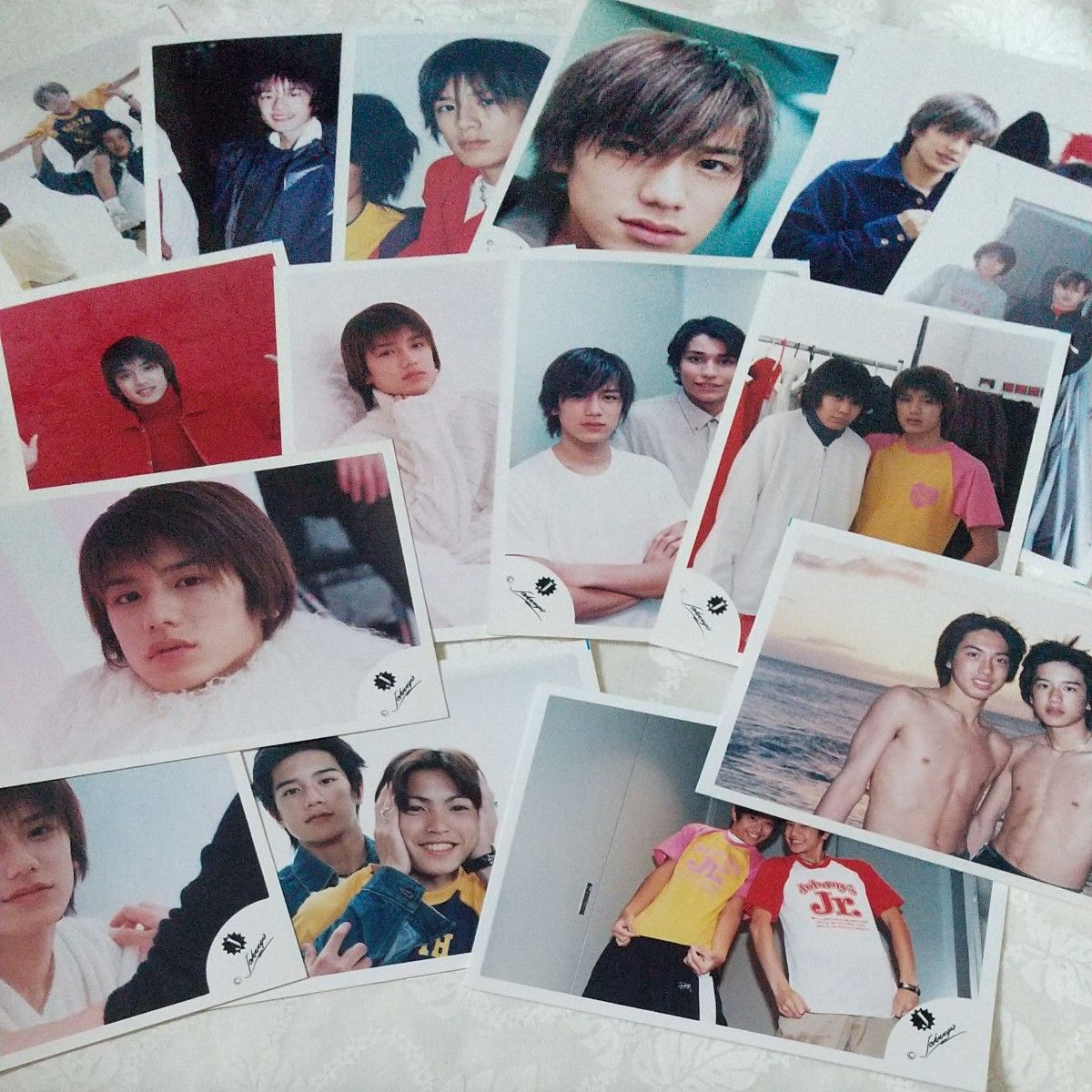 滝沢秀明、他ジャニーズJr. 時代公式写真 まとめ売り 15枚セット二手;物流保障;接近未使用