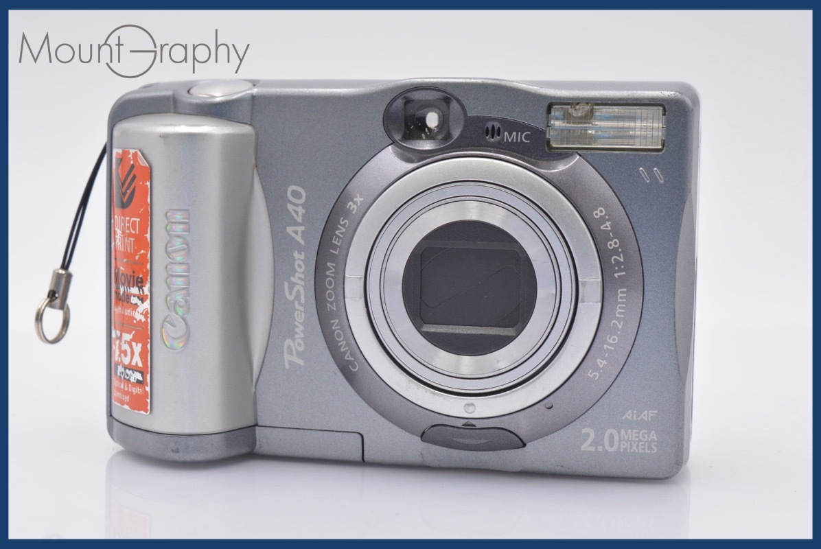 ★ジャンク特価★ キヤノン Canon Power Shot A40 3x 単三電池仕様 同梱無料 #yk5286