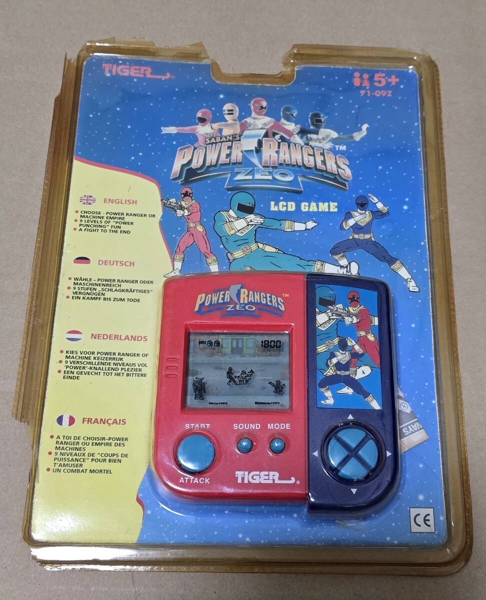 ゲームウォッチ、 GAME WATCH、 レトロ、 ゲーム、TIGER、POWER RANGERS ZEO
